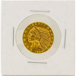 1909-D $5 XF Indian Head Half Eagle Gold Coin