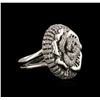 Image 1 : 14KT White Gold 1.59ctw Diamond Ring