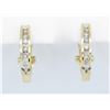 Image 3 : 0.50ctw Diamond Earrings - 14KT Yellow Gold