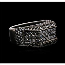 14KT Black Gold 2.40ctw Black Diamond Ring