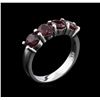 Image 3 : 2.85ctw Ruby Ring - 14KT White Gold