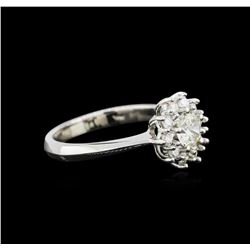 14KT White Gold 0.78ctw Diamond Ring