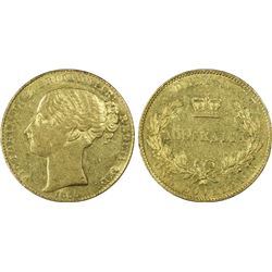 1856 Sydney Mint  Sovereign - PCGS AU 53