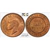 Image 1 : 1939 Australian KGVI Half Penny - PCGS MS 65RB