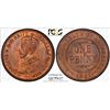 Image 1 : 1921 Australian KGV Penny - PCGS MS 64RB