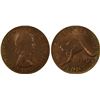 Image 1 : 1953A. Australian QEII Penny - PCGS MS 64RB