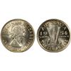 1954 Australian KGVI Threepence - PCGS MS 64