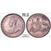 1916M Australian KGV Sixpence - PCGS MS 63