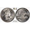 1954 Australian QEII Sixpence - PCGS MS 66