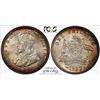 Image 1 : 1927 Australian KGV Shilling - PCGS MS 64+