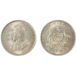 1915 Australian KGV Florin - PCGS MS 64