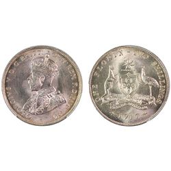 1917M Australian KGV Florin - PCGS MS 65
