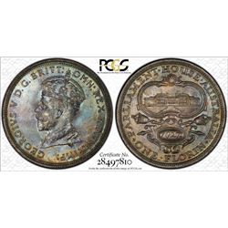 1927 Canberra Florin - PCGS MS 65