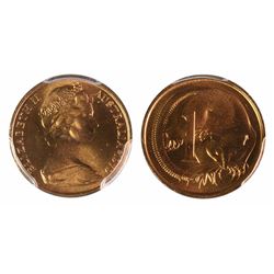 1979 Australian One Cent - PCGS MS 66RD