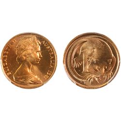 1981 Australian One Cent - PCGS MS 67RD
