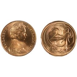 1973 Australian Two Cent - PCGS MS 67RD
