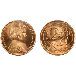 1974 Australian Two Cent - PCGS MS 67RD