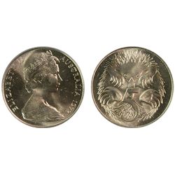 1972 Australian Five Cent - PCGS MS 65