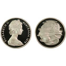 1979 Australian Twenty Cent - PCGS PR 69DCAM