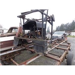 ****S.T.O.A.*** SAWMILL & NOW WITH 30' TRAILER WITH TRACK - CONSIGNOR USED TO CUT WOOD TO BUILD HIS 