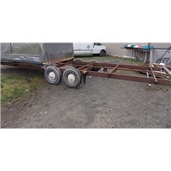 ***S.T.O.A.****LONG HEAVY DUTY 5TH WHEEL TRAILER - NO PAPERS - $500 MAX ON CREDIT CARD - REMAINDER C