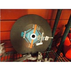 METAL CUTTING DISK - NEW - 12" - 2 PER LOT