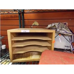 SANDPAPER HOLDER SHELF