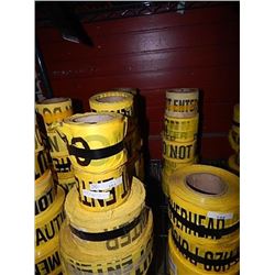 ROLLS OF SAFETY TAPE - 10 ROLLS PER LOT