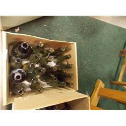 BOX OF ASSORTED VINTAGE COLLECTOR BOTTLES