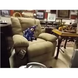 MICRO FIBRE ROCKER RECLINER - NEW - TAN