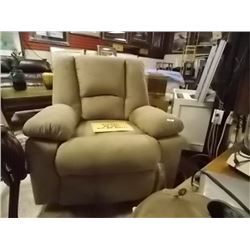MICRO FIBRE ROCKER RECLINER - NEW - TAN