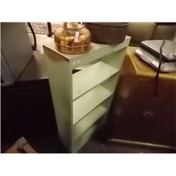 VINTAGE WOOD BOOK SHELF - 4'