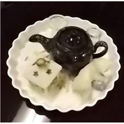 SERVING DISH, TEA POT AND MORE