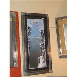 FRAMED PRINT - LEAP OF FAITH - PATRICK LUNDQUIST - GALLERY ESTIMATE ~$625