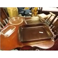 PYREX DISHES - 4 TTL