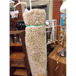 AREA CARPET - BEIGE SHAG - 5 X 7'