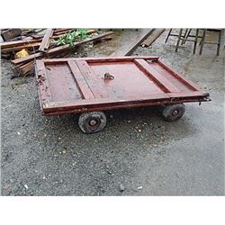 FLAT DECK YARD TRAILER - NO PAPERS
