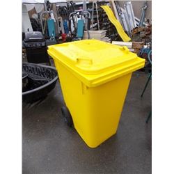 EXTRA LARGE BIN WITH HINGED LID - YELLOW