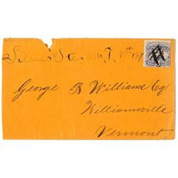 Very Early, Unique Silver Star, Ravalli Territorial Manuscript Cancel