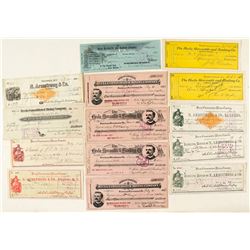 Hecla Consolidated Mining Company Check Collection (incl. RN) (Ghost Town)