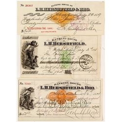 Banking House of L.H. Hershfield & Bro. Revenue Check Collection