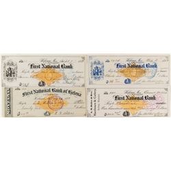 First National Bank of Helena Revenue Check Collection (incl. brown RN-G)