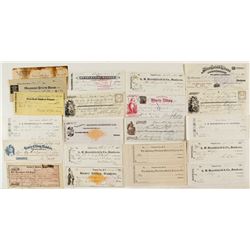 Virginia City Check Collection (incl. Rare RNs)