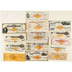 Rare Montana Revenue Check Collection (RN)