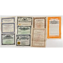 Miscellaneous Montana Stock Certificates & Bonds