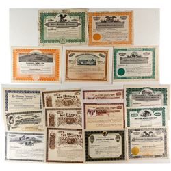 Unissued Montana Stock Certificate Collection 2