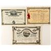 Image 1 : Three Different Nice Montana Mining Stock Certificates