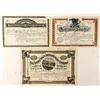 Image 1 : Three Nice Montana Mining Stock Certificates