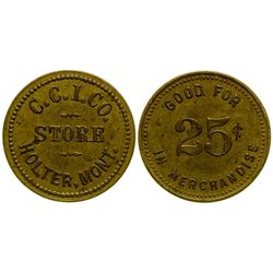 C. C. I. Co. Token (R-10) (Holter, Montana)