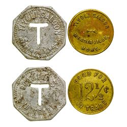 Tivoli Saloon Tokens (Meaderville, Montana)